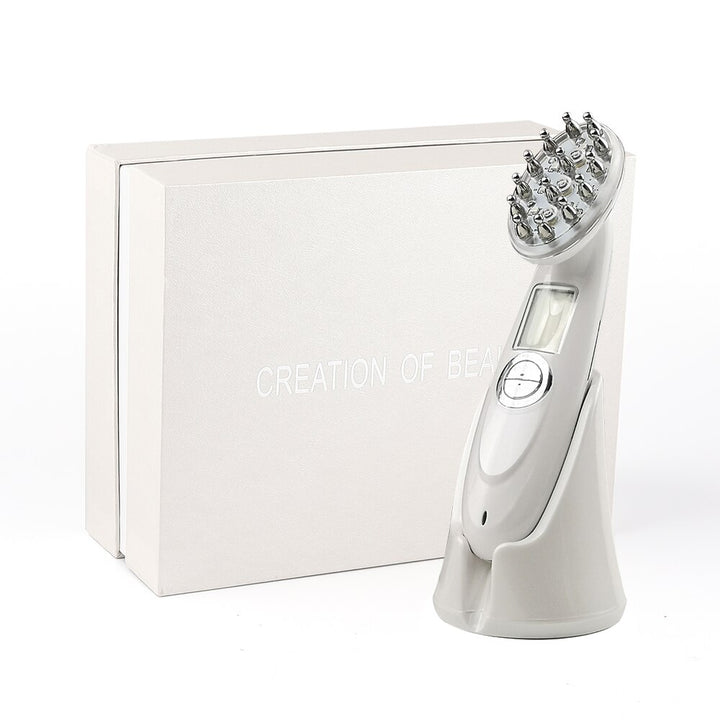 Electric Laser Hair Growth Comb Infrared EMS RF Vibration Massager Microcurrent Hair Care Hair Loss Treatment Hair Regrowth